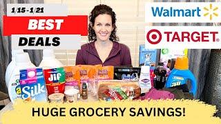 FREE & Cheap Target & Walmart Deals | The BEST Grocery Deals 1/15 - 1/21
