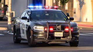 *YELP* CHP Chargers Responding Code 3 w SMCSO!