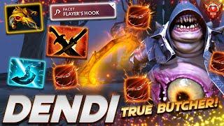 Dendi Pudge - ALL TIME LEGEND - Dota 2 Pro Gameplay [Watch & Learn]