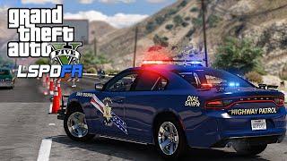 Playing GTA 5 As A POLICE OFFICER Highway Patrol|| DPS|| GTA 5 Lspdfr Mod