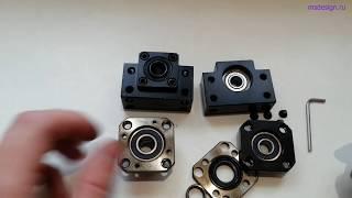 mycnc.xyz | ЧПУ станок своими руками 8. Разбираем опору ШВП. Какие подшипники внутри?