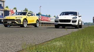 Lamborghini Urus '18 vs Porsche Cayenne Turbo S at Monza Full Course 1966