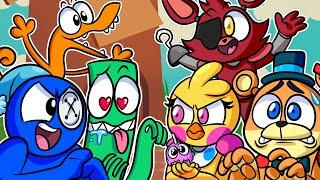 FNAF VS RAINBOW FRIENDS "Friends To Your End''   FNF Rainbow Friends Animation