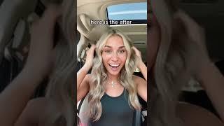 PROM GLOW UP!! step 1…hair! #shorts