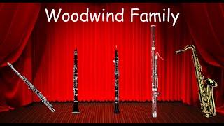 The Woodwind Family - Listen to the instruments of the Woodwind family! - Orchestra for Kids