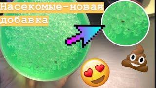 НАСЕКОМЫЕ В СЛАЙМАХ! НОВЫЙ ВИД ДОБАВКИ?! Бэээд слайм.