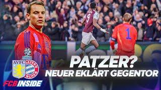 Patzer? So erklärt Bayern-Torwart Neuer den Gegentreffer bei Aston Villa