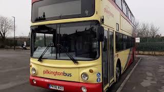 Buses in Clitheroe Interchange March 2023