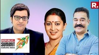 What's The 2019 Narrative? Smriti Irani & Kamal Haasan Speak To Arnab Goswami : Republic Summit 2018