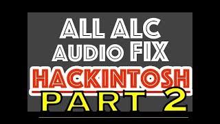 100% Hackintosh Laptop Audio Fix | Read Description | 2017