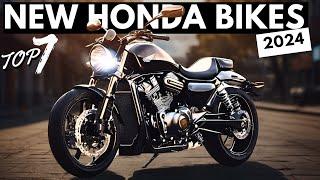 Top 7 NEW Honda Motorcycles For 2024