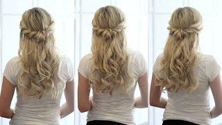 Soft Romantic Half Up Style