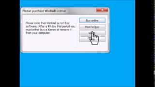 Please purchase WinRAR license