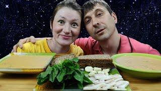 МУКБАНГ ГОРОХОВЫЙ СУП ПЮРЕ | MUKBANG PEA SOUP PUREE | #soup #суп #asmrrussia