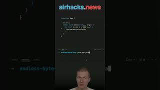 The Endless Byte for-Loop #java #shorts #coding #airhacks