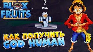 БЛОКС ФРУТС Как получить GOD HUMAN стиль БОЯ  Blox Fruits Лучший СТИЛЬ БОЯ Год Хуман ГАЙД