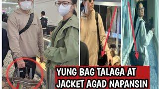 SWEET NAMAN NI PAU YUNG BAG NI KIM SIYA MAY DALA TAPOS PALITAN NG BAG AT JACKET NAKU PO GALAWAN NIYU