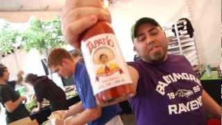 Jonni Armani chillen w Duff Goldman BTS filming (Ace of Cakes) at Feast Portland