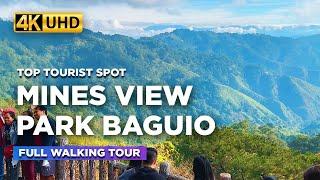 MINES VIEW PARK 2023 Baguio Walking Tour | Explore the Breathtaking Scenery【4K】