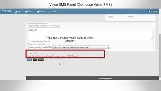 How to Compose Voice SMS.