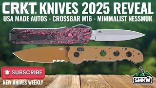 CRKT Knives 2025 Reveal | Featuring USA Autos & Crossbar M16's