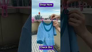 Portable Clothesline with Clips  Easy Drying Anywhere! Perfect for Travel & Outdoors