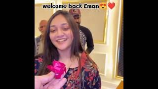 Welcome Back Eman Bhabhi In Vlog!️#rajab #rajabfamily #viralvideo #rajabfamilyshorts