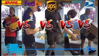 DHL VS FEDEX VS UPS VS AMAZON PRIME VS USPS | Epic Delivery Service Showdown!