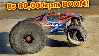 8s 80,000rpm RC Car insanity (too much power)