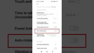 How to ON mobile auto rotate screen #shorts