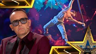 POWERFUL performance from Ukrainian aerialist Oleg | Auditions 05 | Got Talent: All-Stars 2023