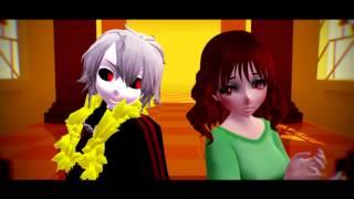 [MMD] CLOSER~Chara x Underfell Sans