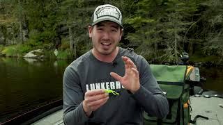 Erik Luzak shows off the Lunkerhunt Phantom Spider