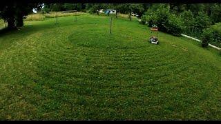 Lawn Mower on Rope / Lawn Mowing Hack