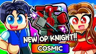 RIZZING GIRLS With The NEW KNIGHT COSMIC UNIT In SKIBIDI TOWER DEFENSE!