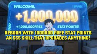 REBORN With 1 1000000  Free Stat Points & An SSS SKILL That UPGRADES ANYTHING!