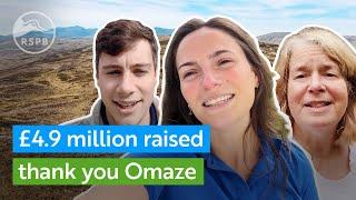 £4.9 million raised to restore nature! Thank you Omaze and the Omaze community | RSPB