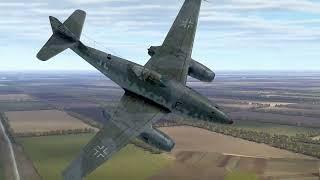 ME262 Vs Spitfire (IL-2  Sturmovik  Battle of Bodenplatte)
