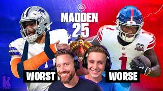 Worst Team vs Worse Team (Thanksgiving Turkey Bowl in Madden 25)