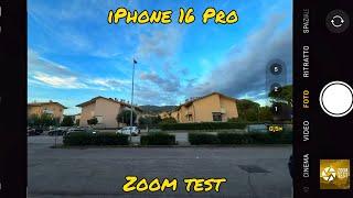 Apple Iphone 16 Pro zoom test | From 0,5X to 25X • 48Mpx | Test Camera