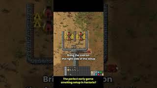 The Perfect Early Game Smelting Setup in Factorio