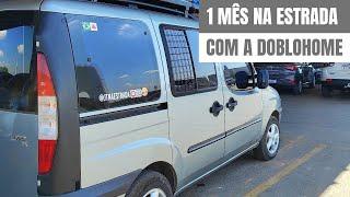 1 MÊS NA ESTRADA MORANDO NESSA DOBLO MOTORHOME VEJA TOUR COMPLETO PELO MINI MOTORHOME ARTESANAL EP19