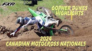 2024 Canadian Motocross Nationals | Round 4 - Gopher Dunes Highlights