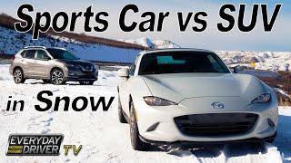 Sports Car vs SUV in Snow - Dangerous? | Everyday Driver TV Season 6
