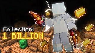 How I Got 1 BILLION Gold Collection! (Hypixel Skyblock)