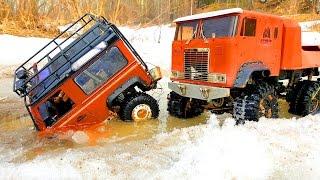 RC Trucks OFF Road — Rescue Land Rover Defender 4х4 Stuck The Beast 6x6 RC4WD — RC Extreme Pictures