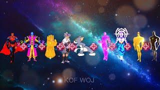 CAS + F Zeno + Infinity Gauntlet + MUI Drip Goku + Tom + TF Zeno + TF GP + Amazo + Alien X Fusion 