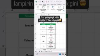 Masukin PDF di EXCEL #excel #exceltips #exceltricks #tutorexcel #belajarexcel #excelpemula