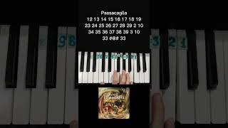 Great and beautiful melody everybody heard  Passacaglia Hendal Halvorsen  on piano  tutorial