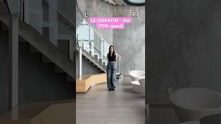 HOT Le Sserafim Dance Tutorial (70% speed)